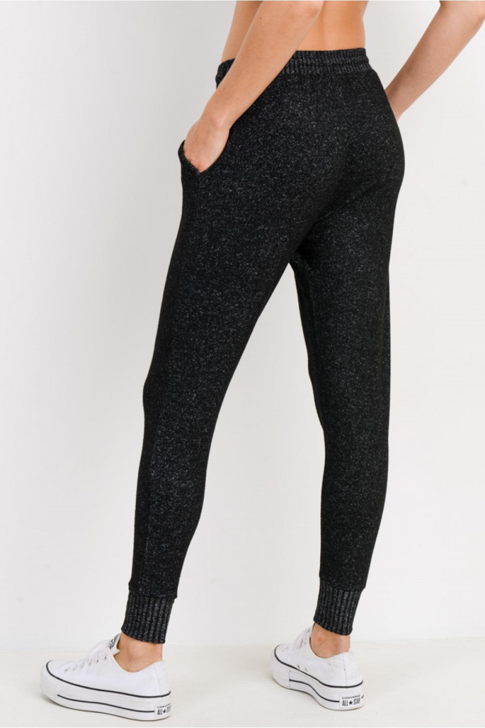Drawstring Hacci Sweatpants