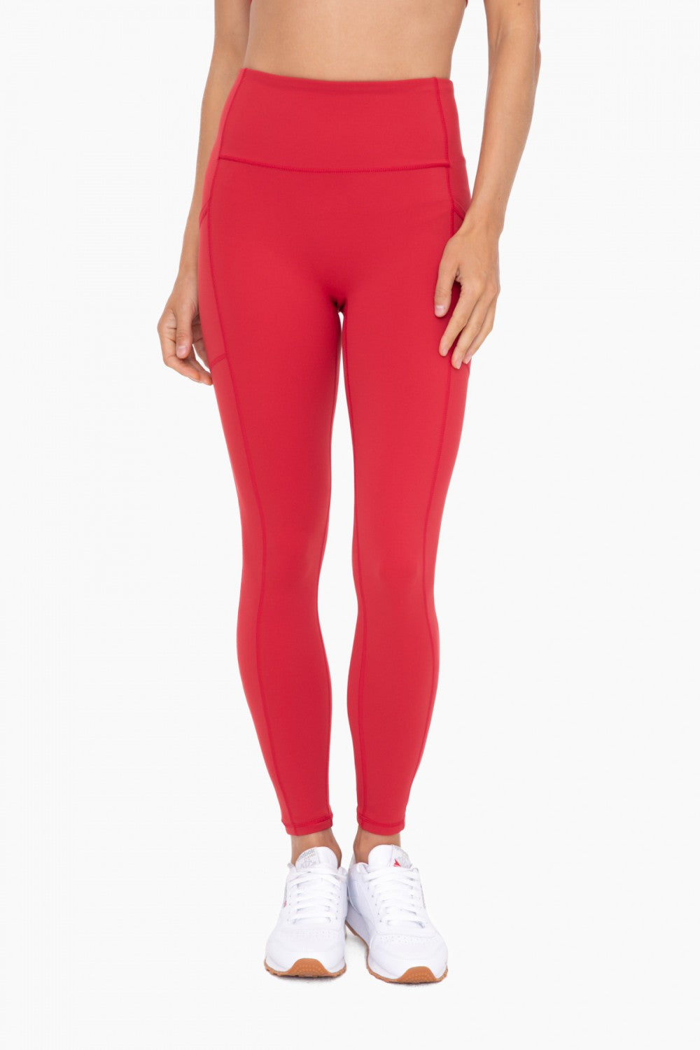 Newport No Front Seam Lycra-Blend Swoop Leggings