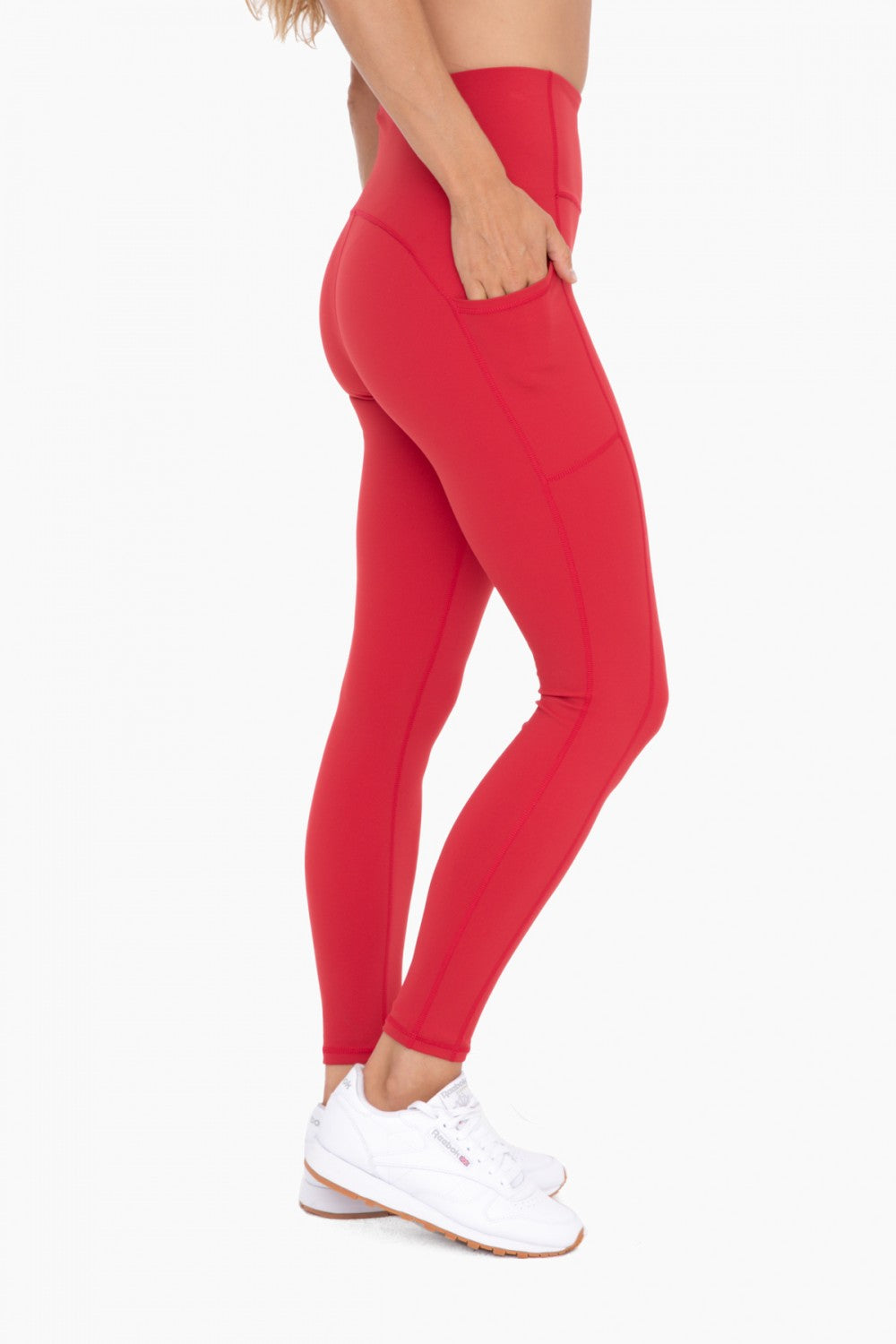 Newport No Front Seam Lycra-Blend Swoop Leggings