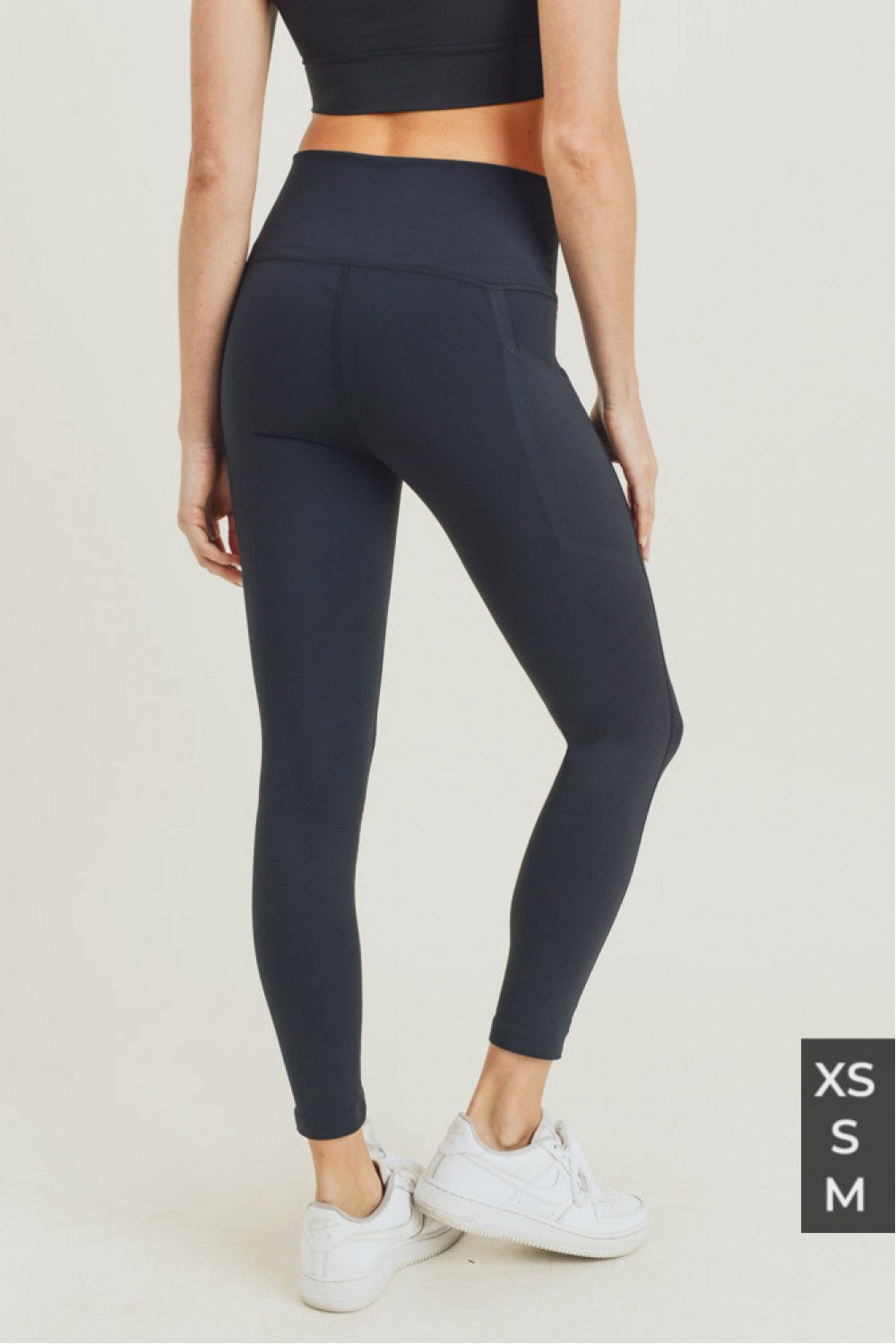 Laser-Cut and Bonded Essential Foldover Highwaist Leggings