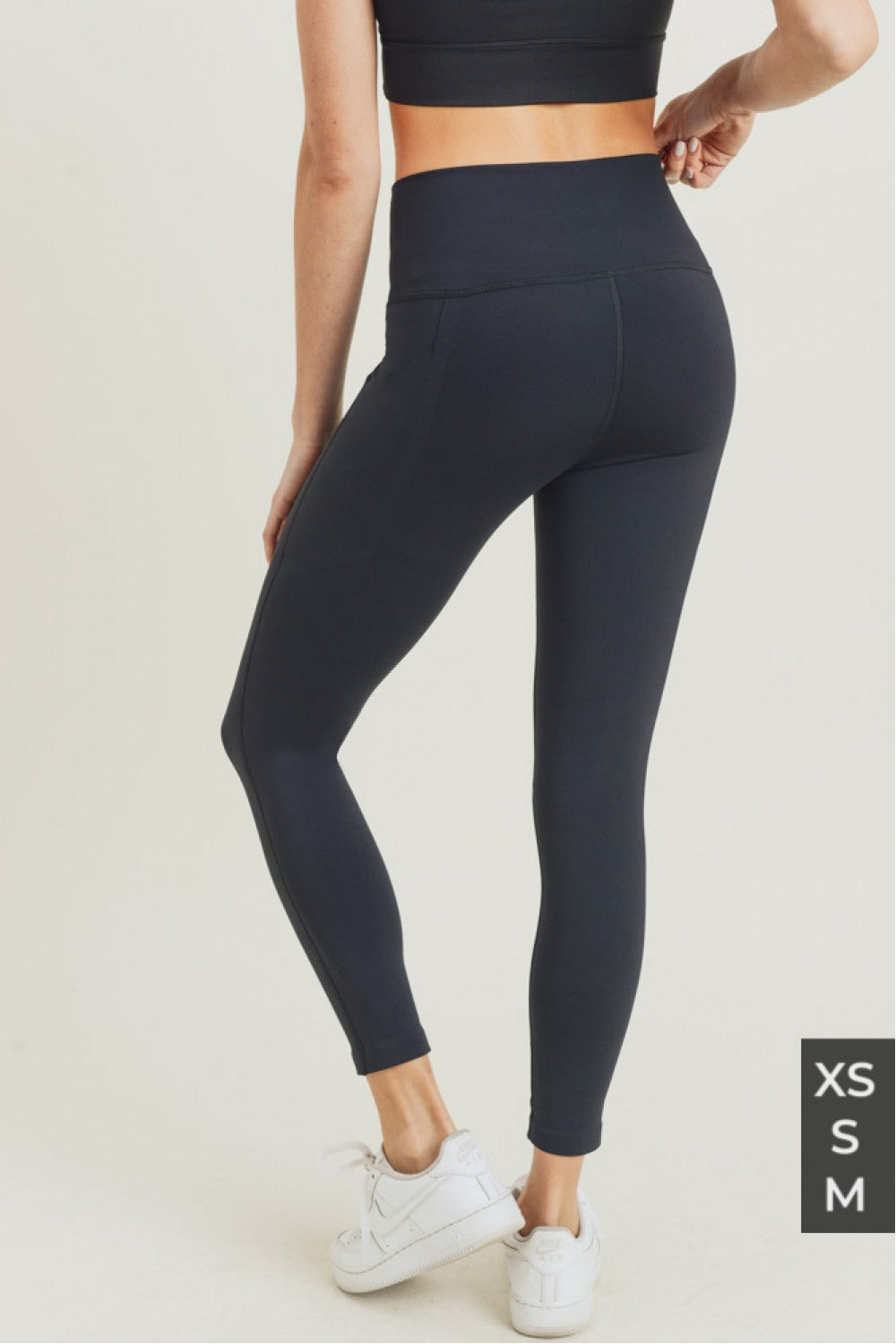 Laser-Cut and Bonded Essential Foldover Highwaist Leggings