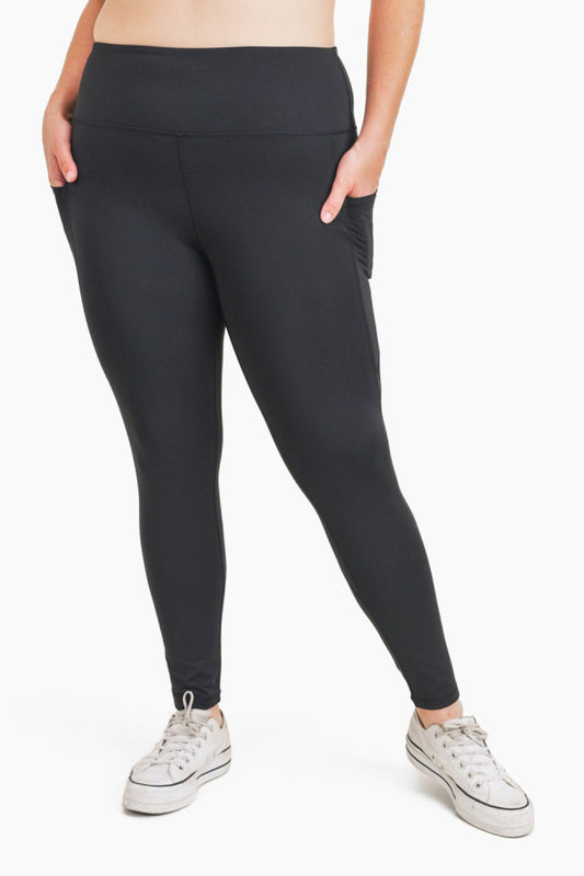 CURVY Essential Highwaist Panel Leggings