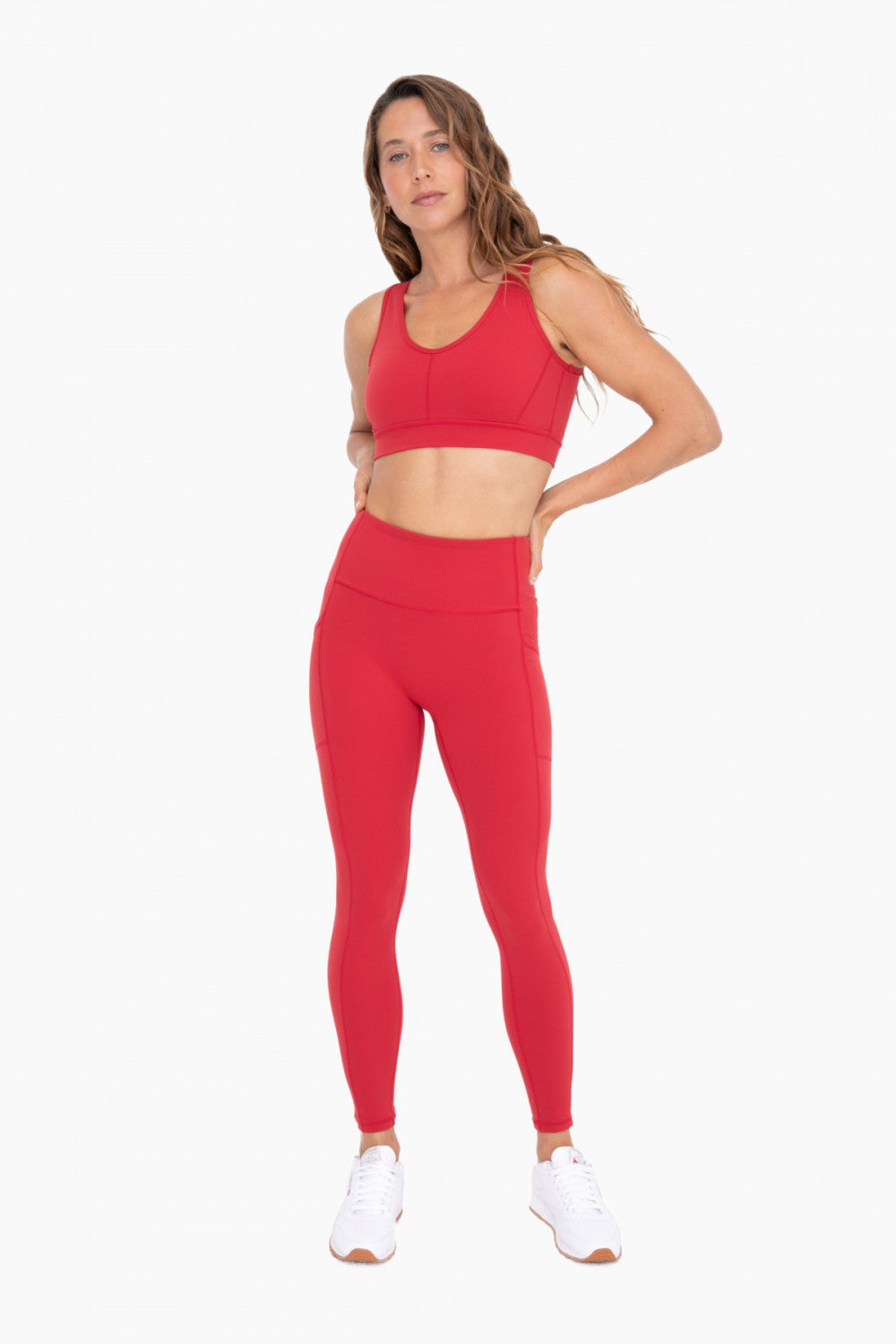 Newport No Front Seam Lycra-Blend Swoop Leggings