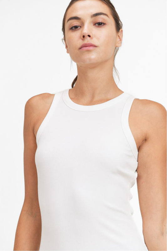 Essential Micro Ribbed Athleisure Tank Top