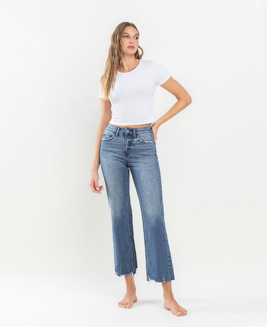 Olivia-HIGH RISE WIDE LEG JEANS