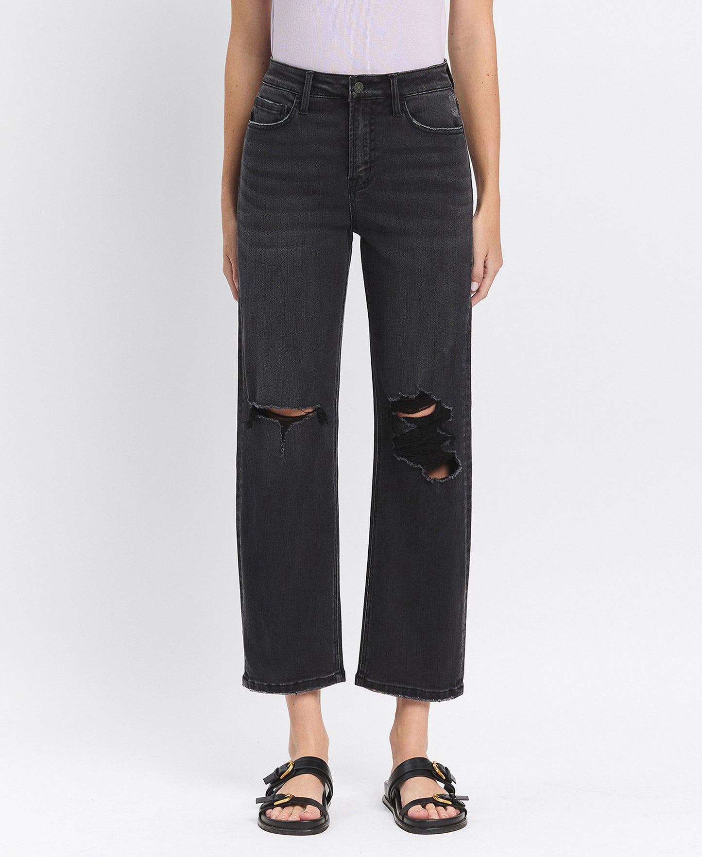 Kate - High Rise Barrel Jean