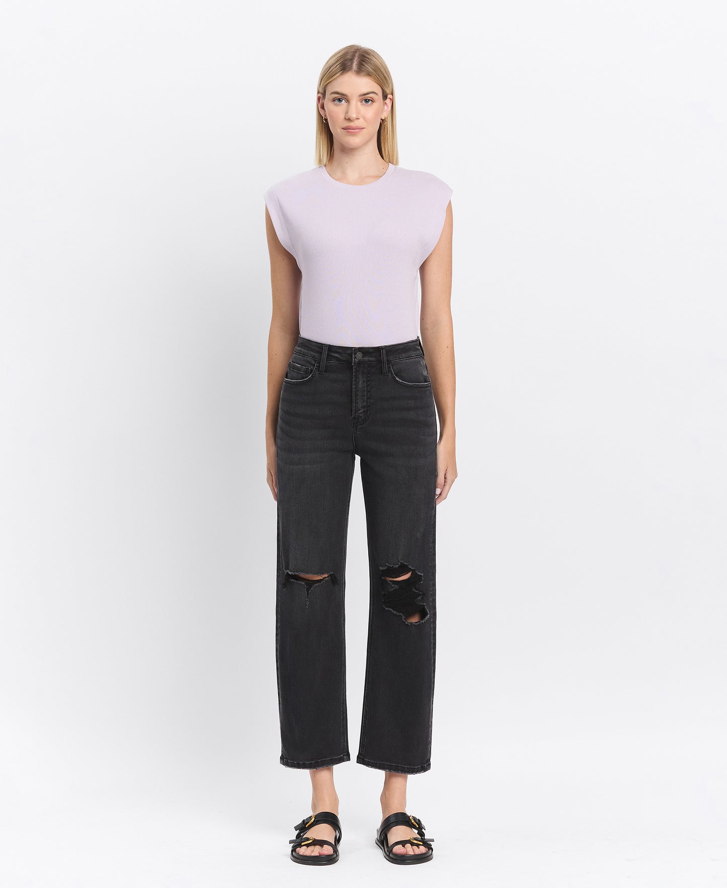 Kate - High Rise Barrel Jean