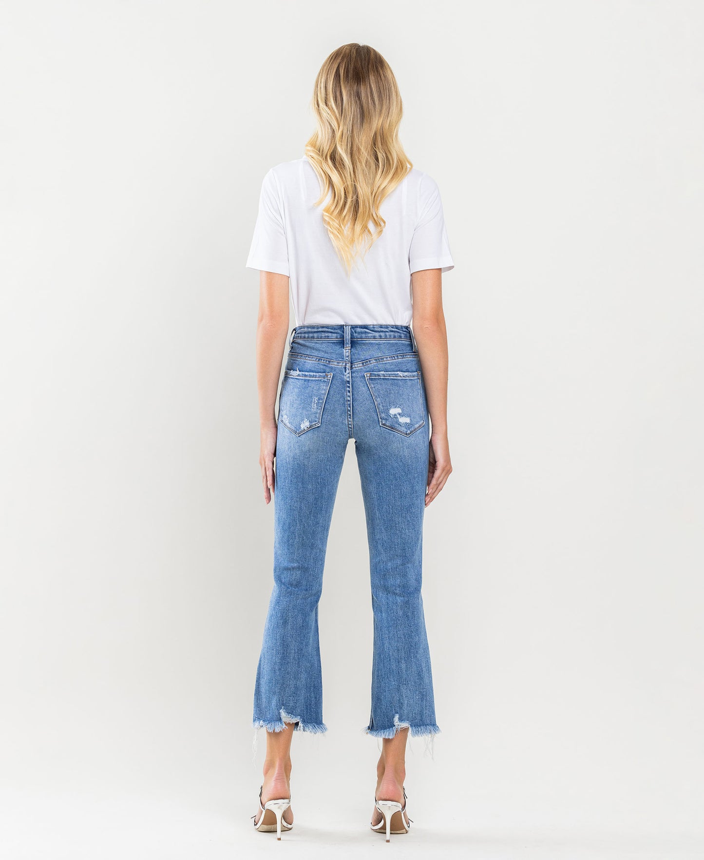 HIGH RISE KICK FLARE JEANS