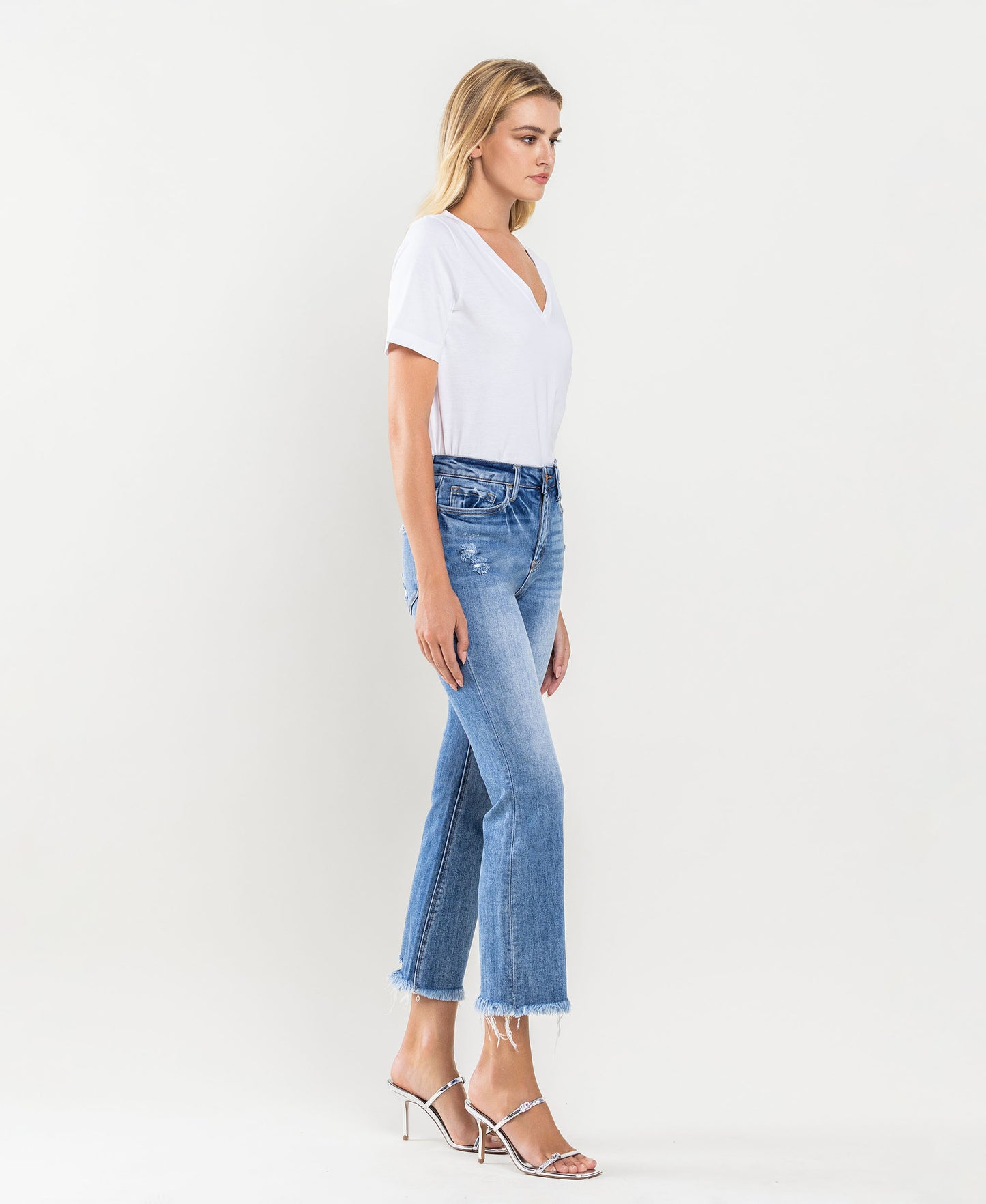 HIGH RISE KICK FLARE JEANS