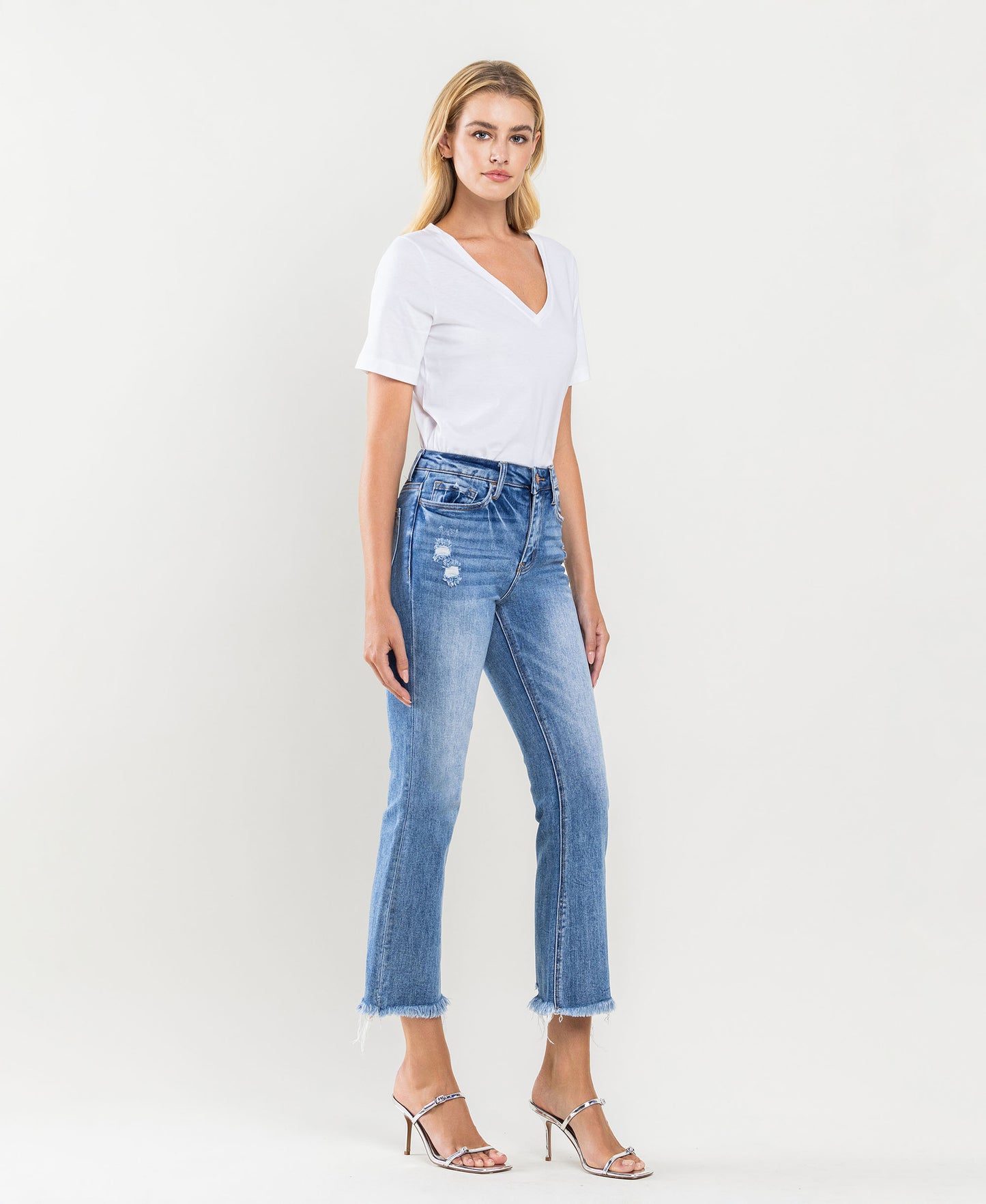 HIGH RISE KICK FLARE JEANS