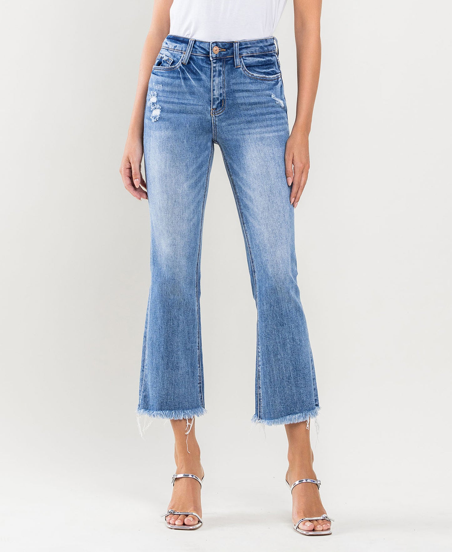 HIGH RISE KICK FLARE JEANS