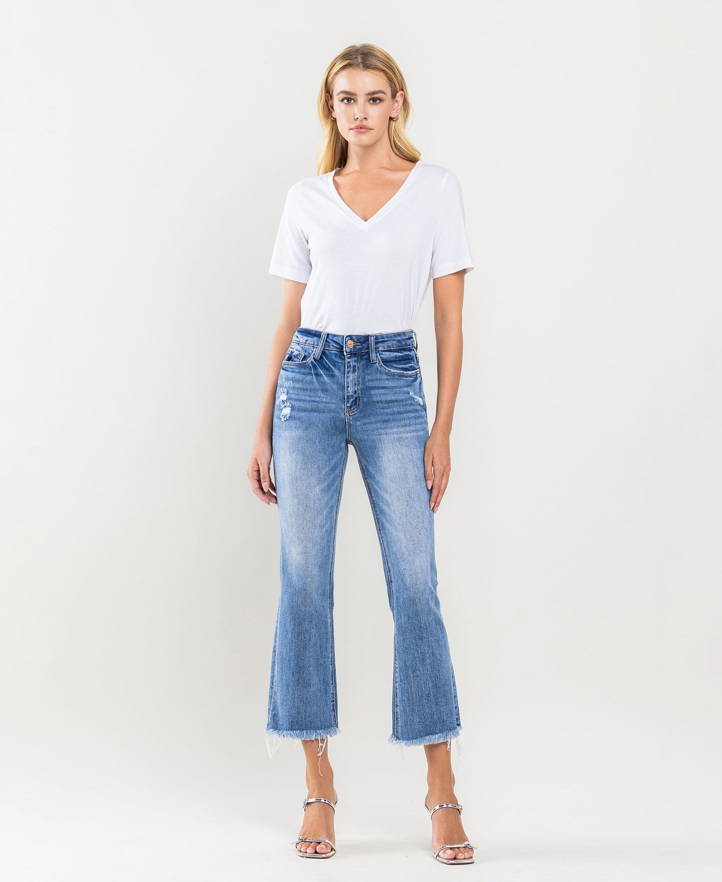 HIGH RISE KICK FLARE JEANS