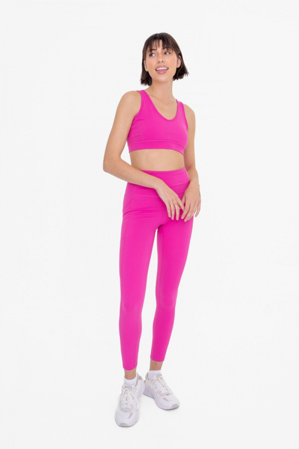 Newport No Front Seam Lycra-Blend Swoop Leggings