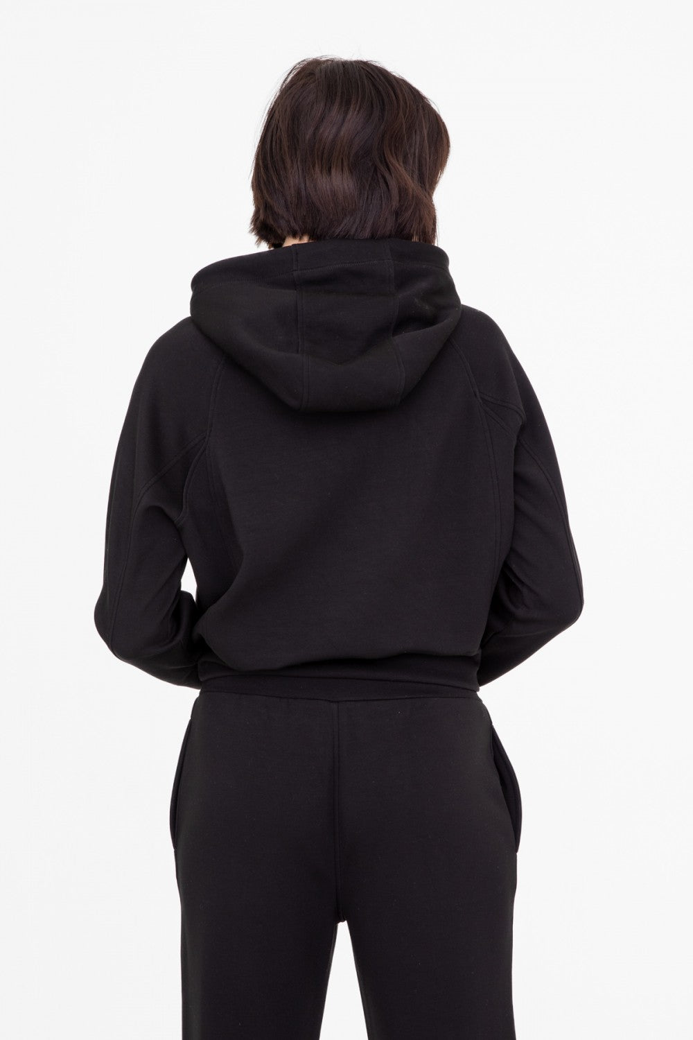 Elevated Cropped Hoodie Pullover