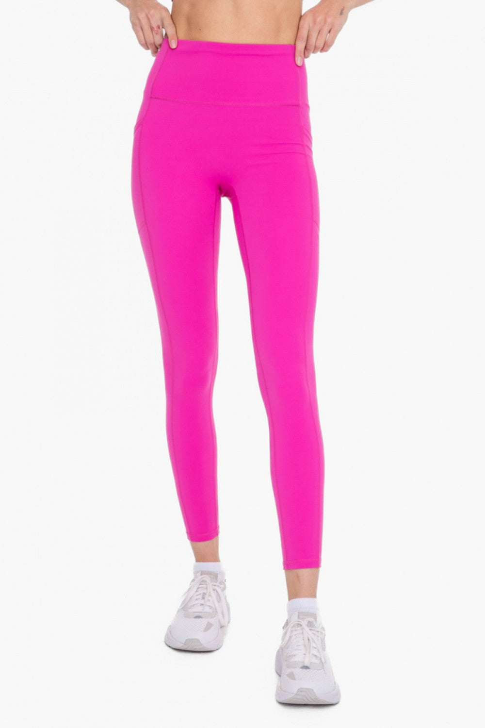 Newport No Front Seam Lycra-Blend Swoop Leggings