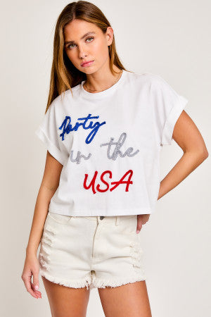 "PARTY IN THE USA" T-SHIRT