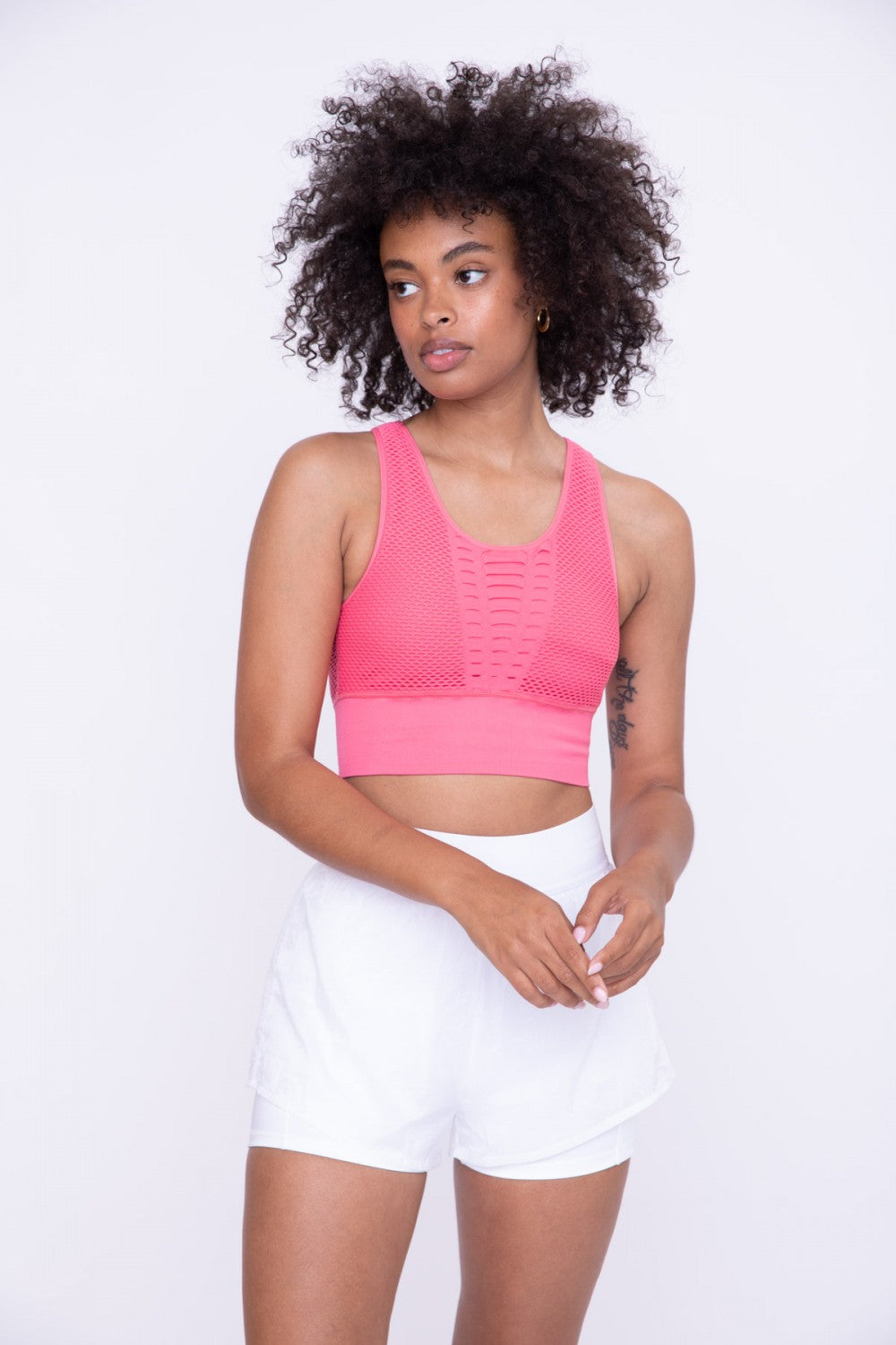 Laser Cut Seamless Sports Bra