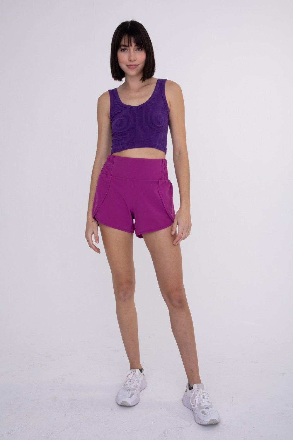 Highwaist Athleisure Split Shorts